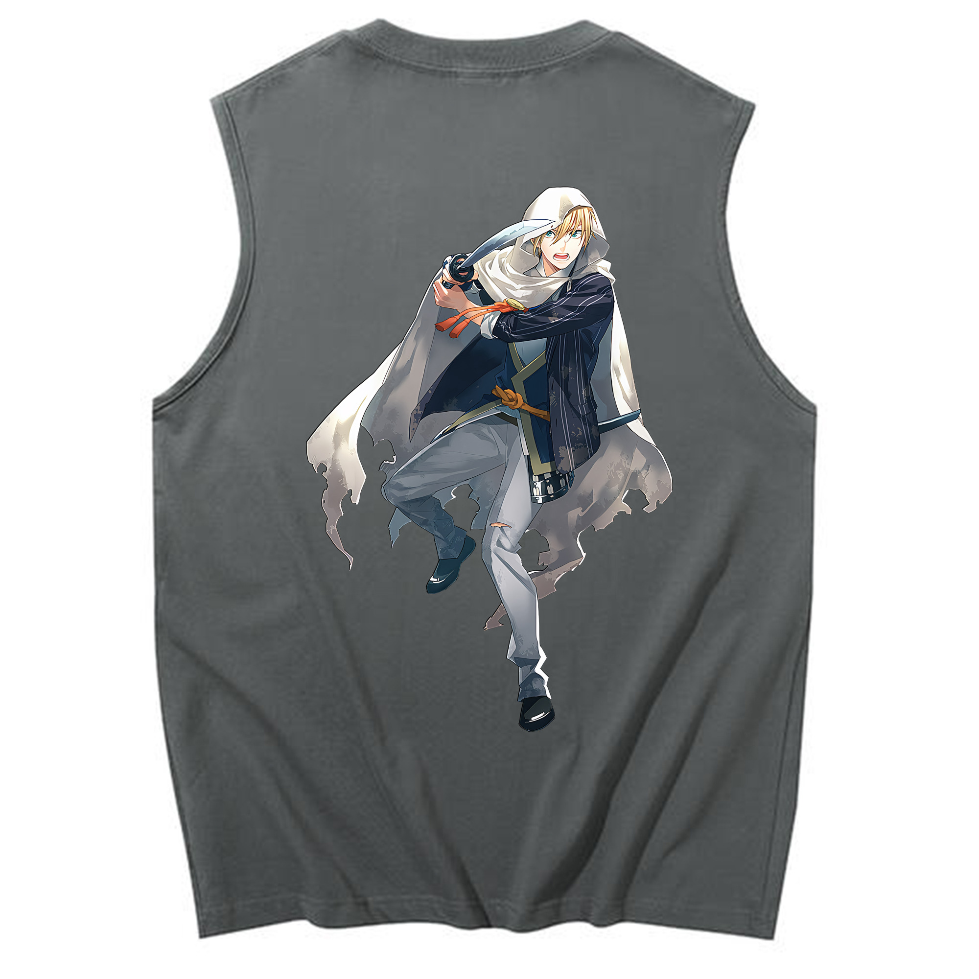 （画像用） 刀剣乱舞 Touken Ranbu コットン100％タンクトップ（背面プリント）